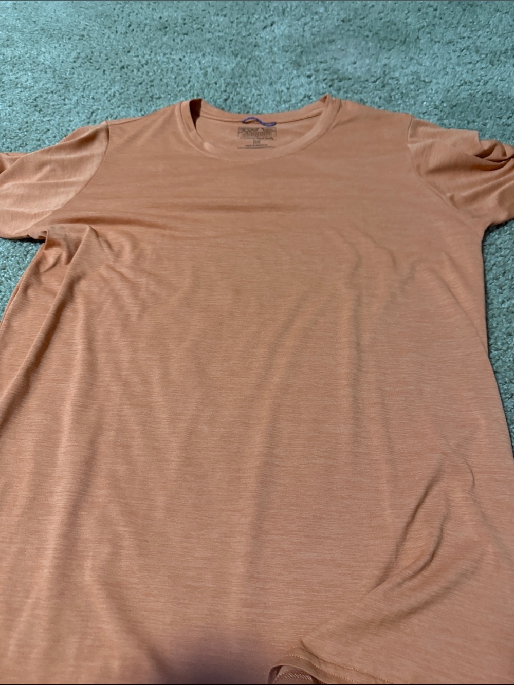 Patagonia Short Sleeve Crew Tee in Rusty Orange